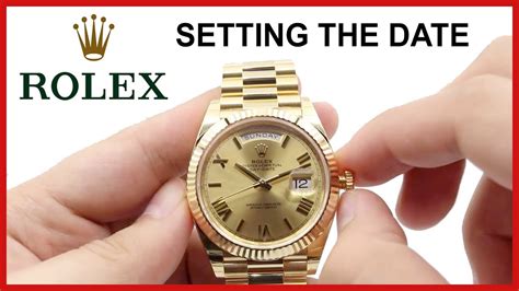 changing rolex date danger zone|setting a date in danger.